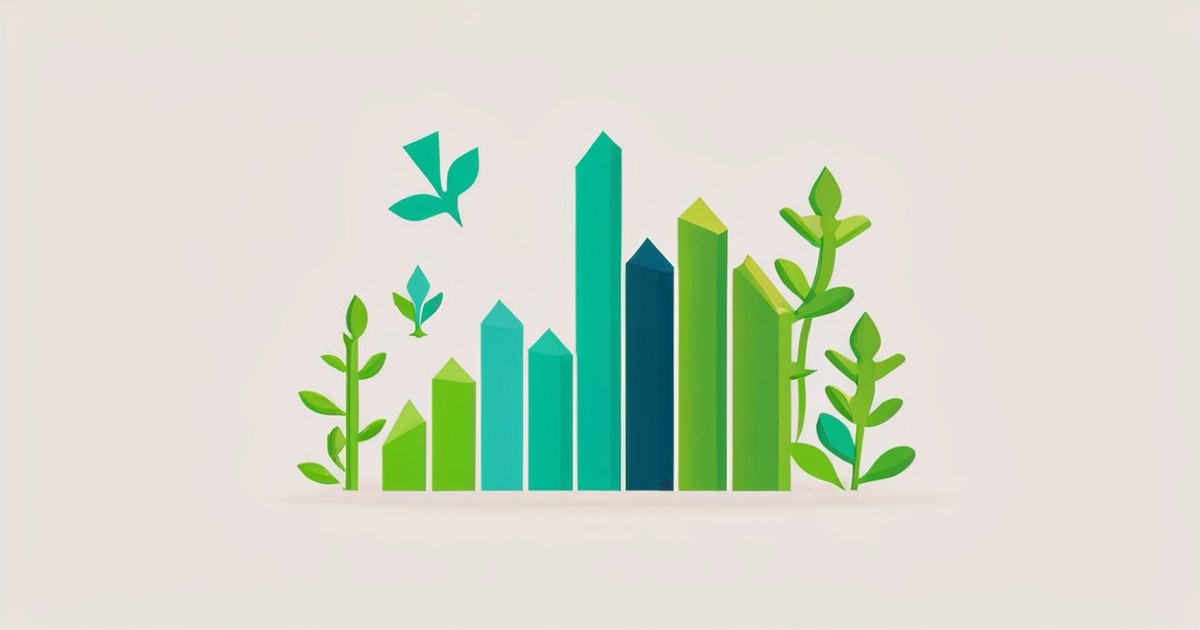steady upward financial growth chart